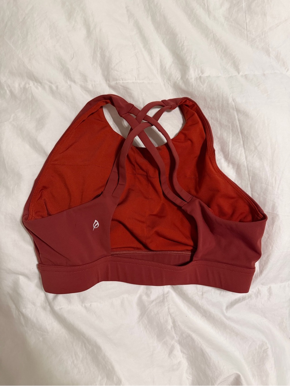 P’tula Women's Strappy Sports Bra - Rust Red